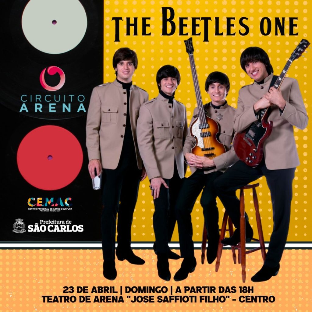 SHOW COM THE BEETLES ONE É A PRÓXIMA ATRAÇÃO DO CIRCUITO ARENA