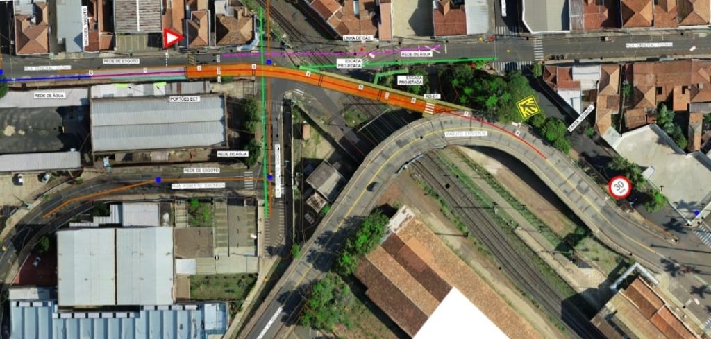 RUA GENERAL OSÓRIO FICARÁ INTERDITADA PARA CONSTRUÇÃO DA ALÇA DE SAÍDA DO VIADUTO 4 DE NOVEMBRO