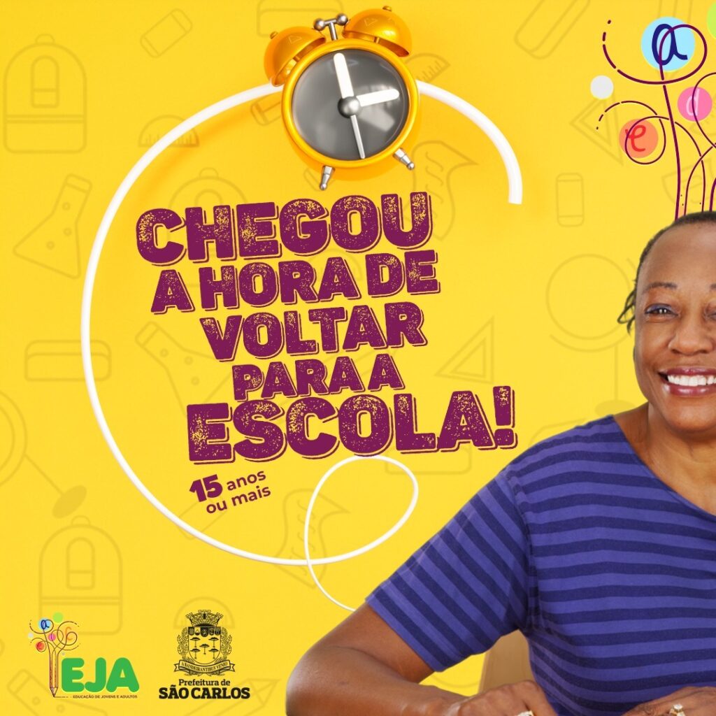 EJA ESTÁ COM INSCRIÇÕES ABERTAS