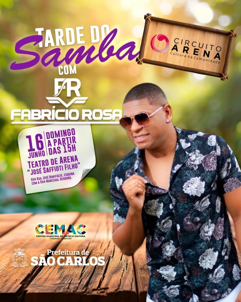 DOMINGO TEM CIRCUITO ARENA COM FABRÍCIO ROSA